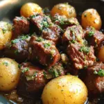 Garlic Butter Beef Bites with Potatoes 25 Garlic Butter Beef Bites with Potatoes