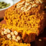 Healthy Pumpkin Oat Bread