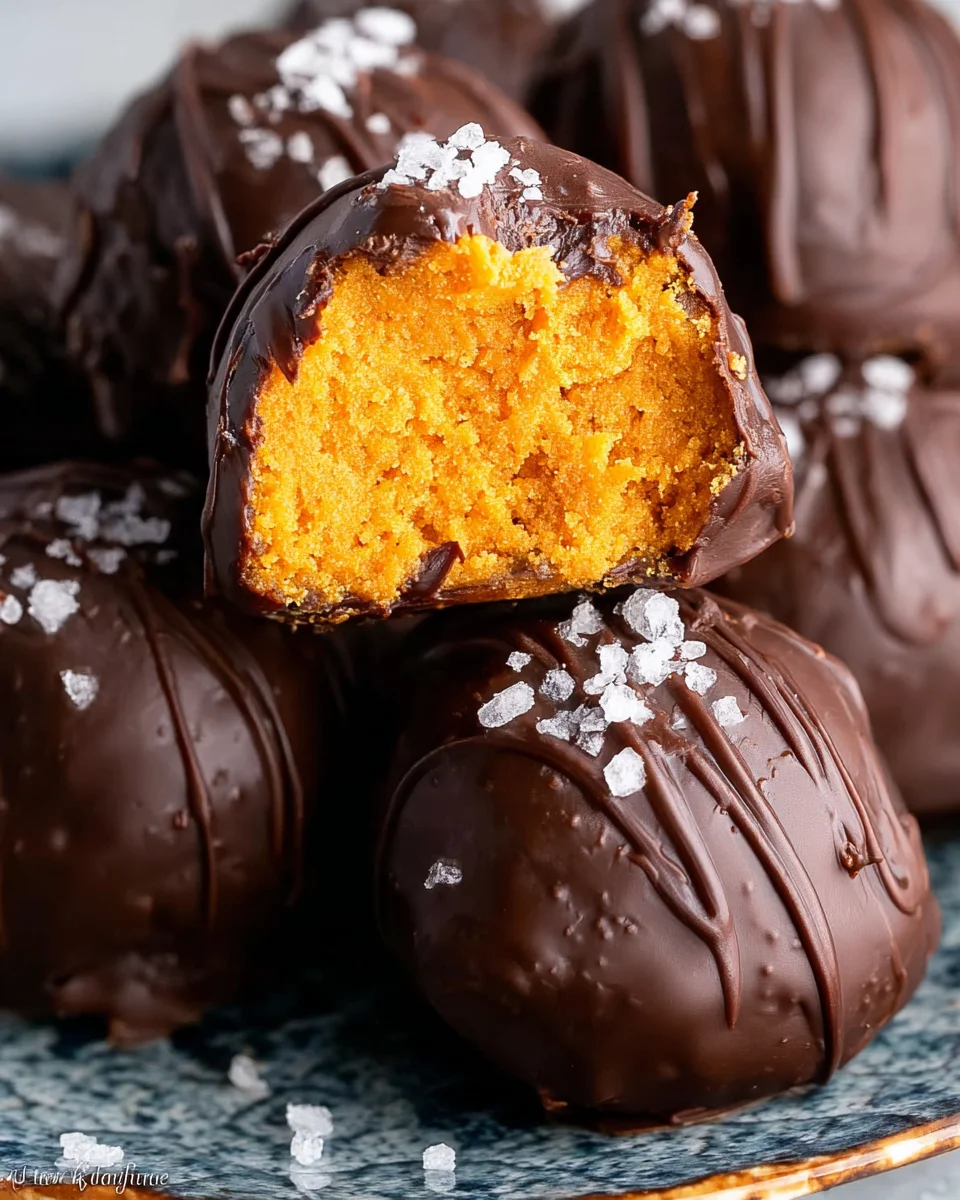 Healthy Pumpkin Truffles