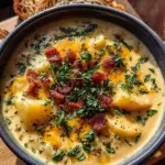 Hearty Cheddar Garlic Herb Potato Soup Recipe 25 Hearty Cheddar Garlic Herb Potato Soup Recipe
