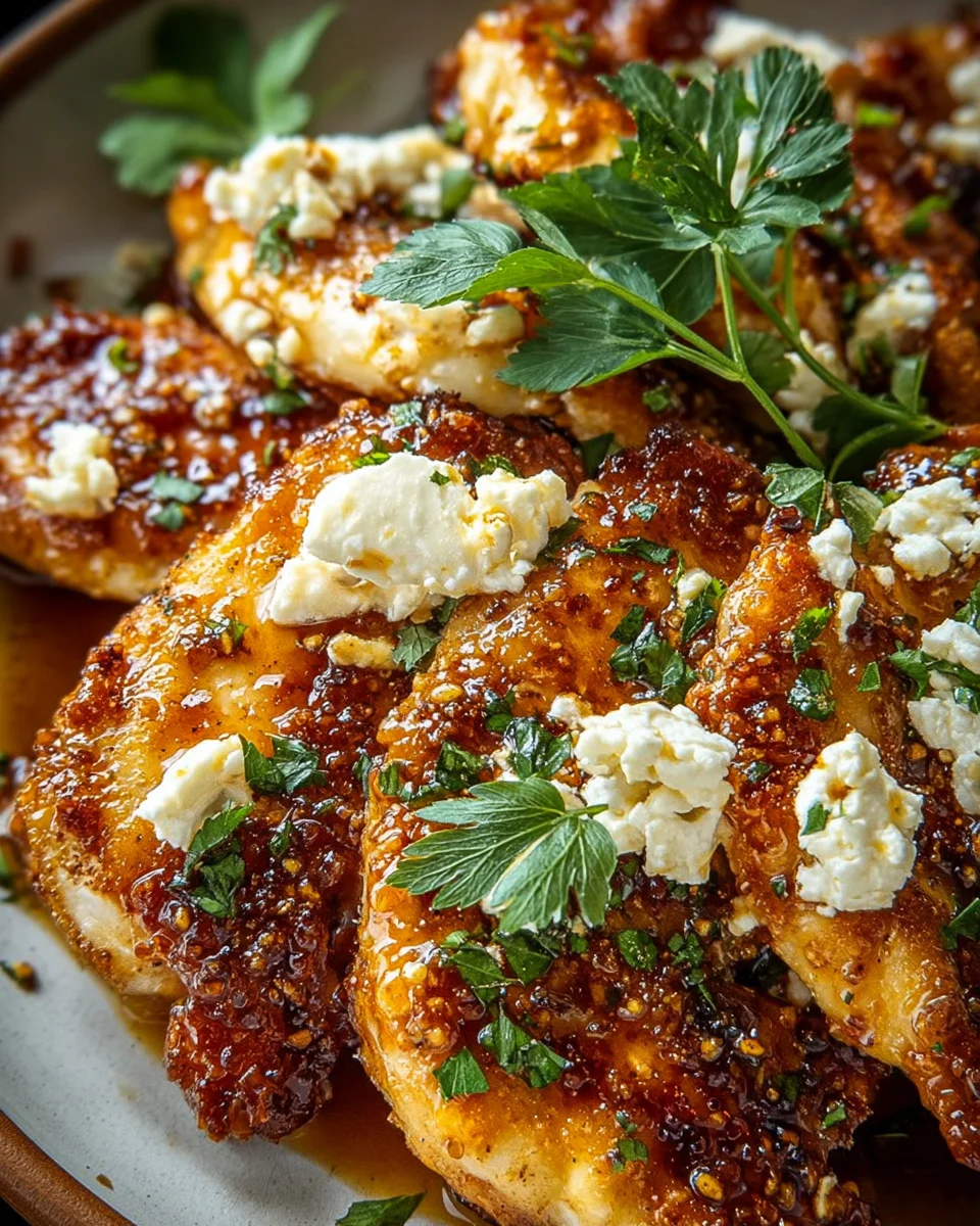 Hot Honey Feta Chicken Dish