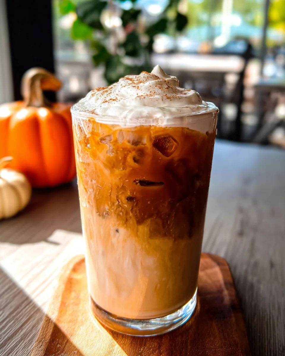 Iced Pumpkin Cream Chai Tea Latte (Starbucks Inspired) 15 Iced