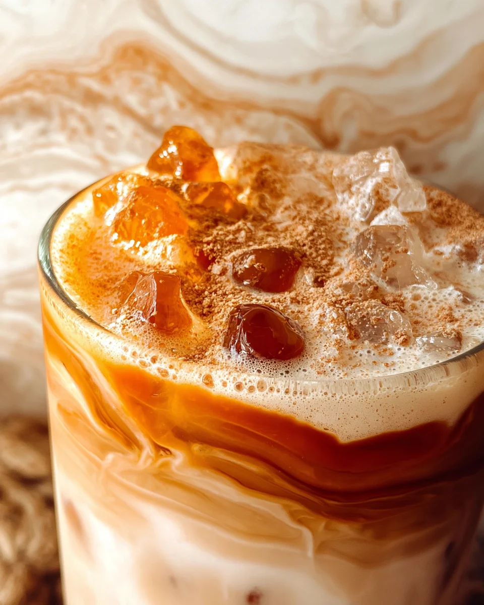 Iced Pumpkin Cream Chai Tea Latte (Starbucks Inspired) 16 Iced