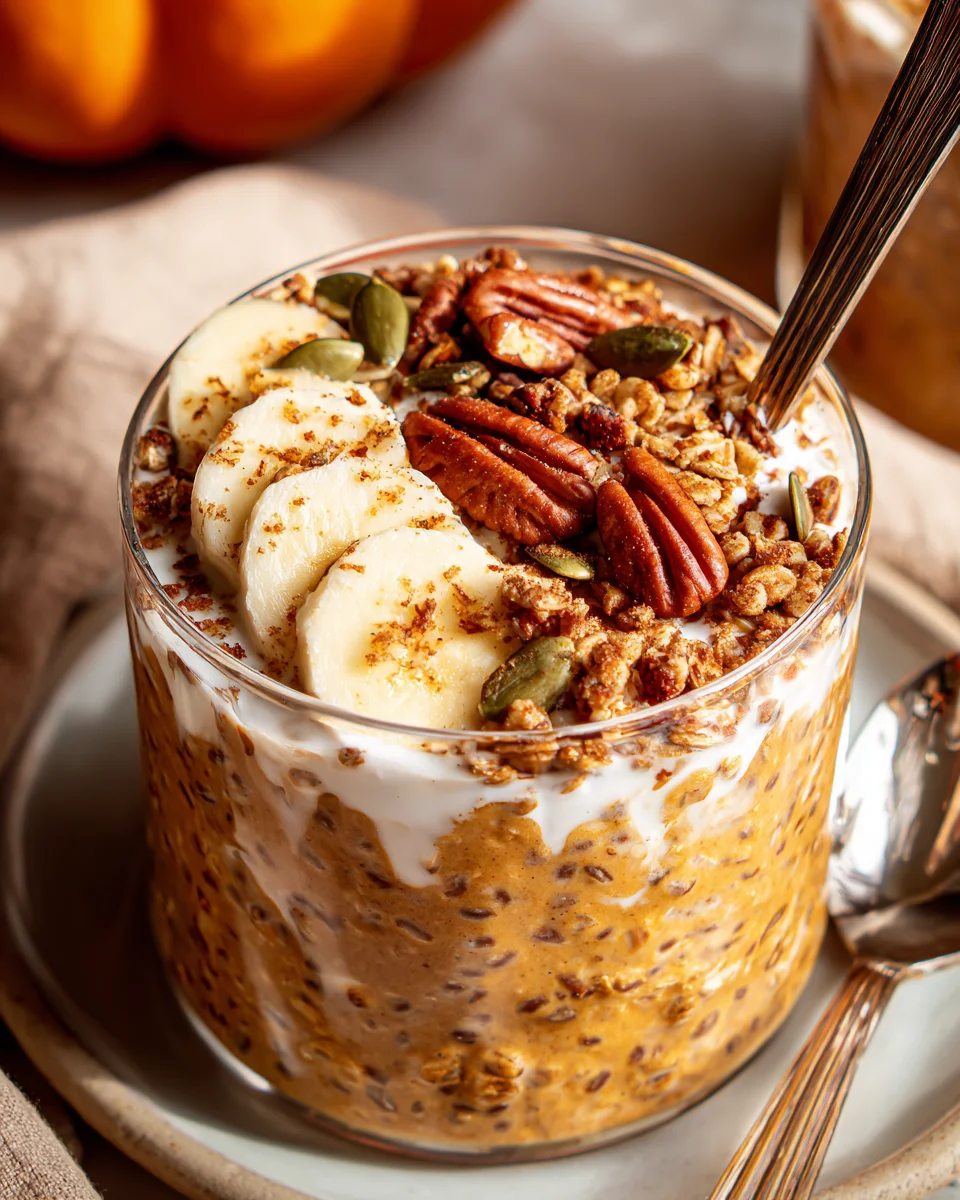 Irresistible Pumpkin Pie Overnight Oats