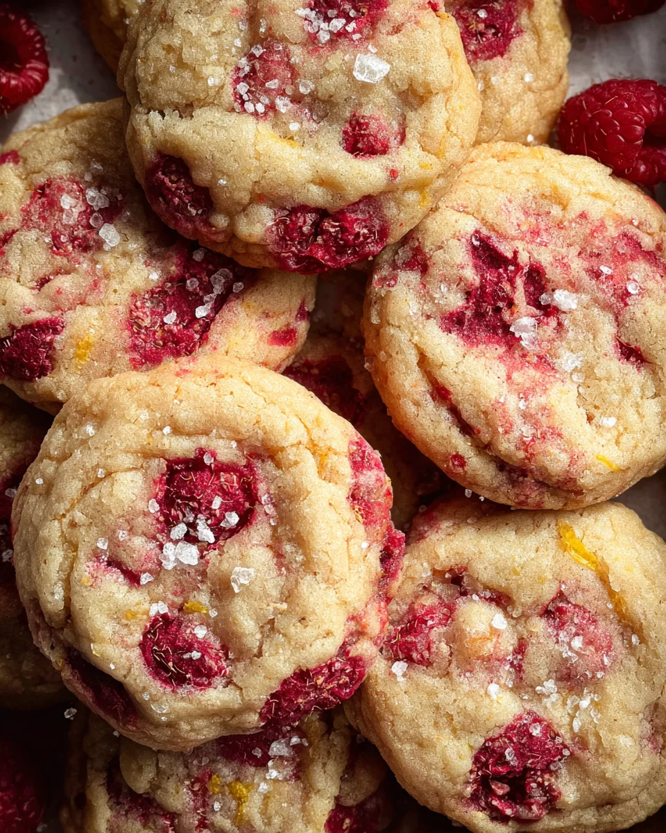 Lemon Raspberry Cookies 24 Lemon