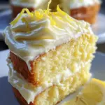 Lemon Velvet Cake with Lemon Cream Cheese Frosting