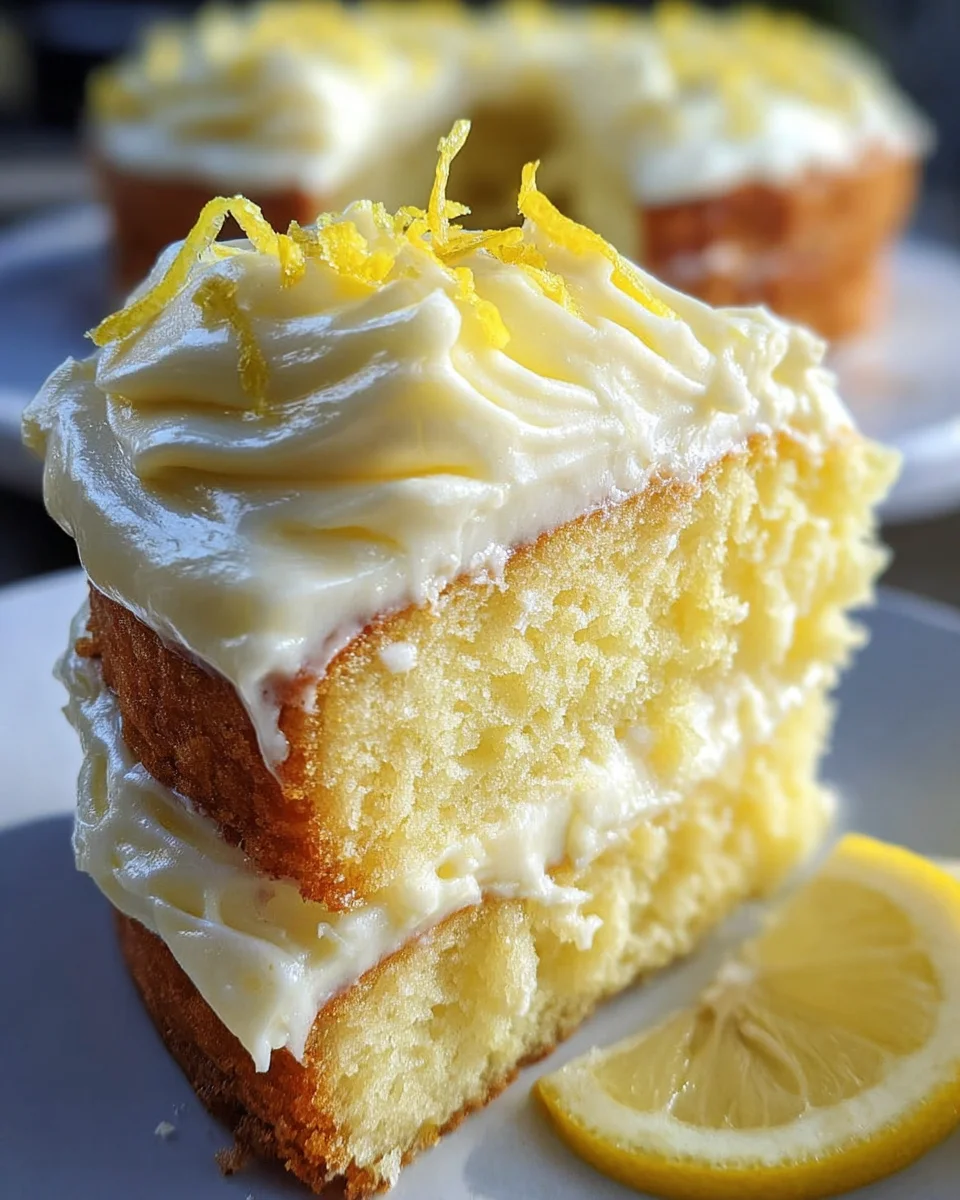 Lemon Velvet Cake with Lemon Cream Cheese Frosting