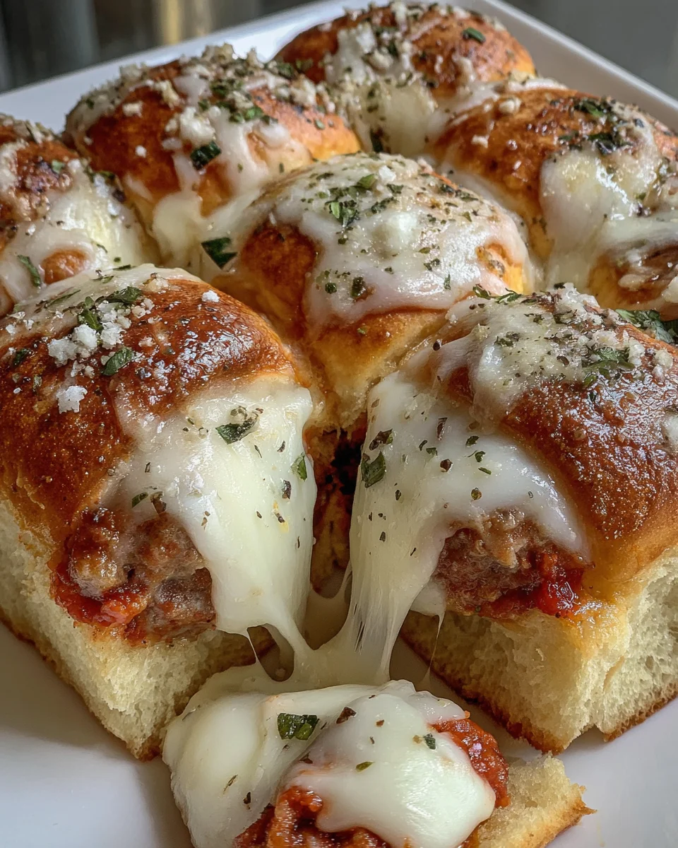Meatball Parmesan Sliders