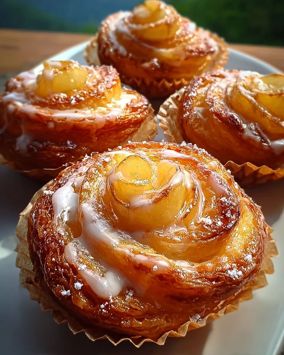 Peach Pie Cruffins Recipe