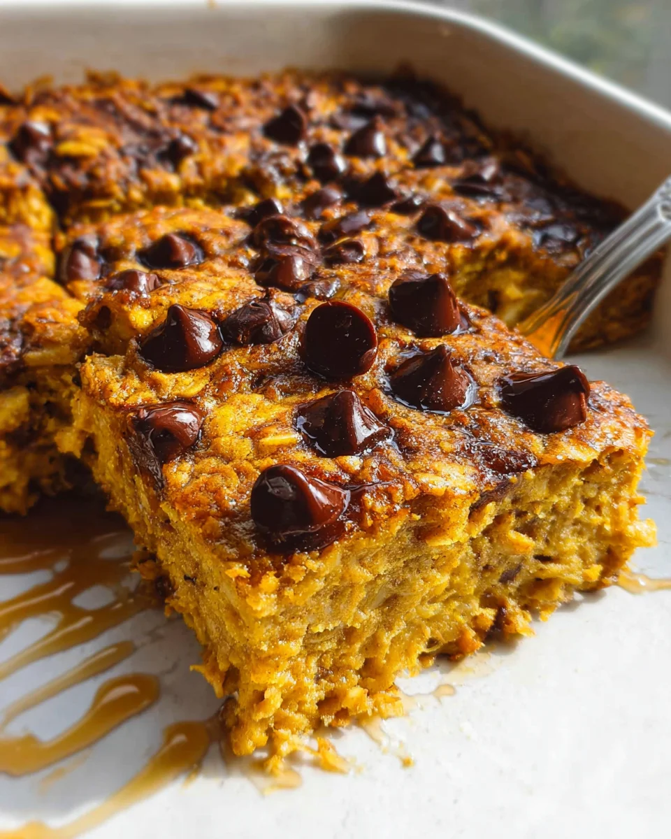 Pumpkin Baked Oatmeal