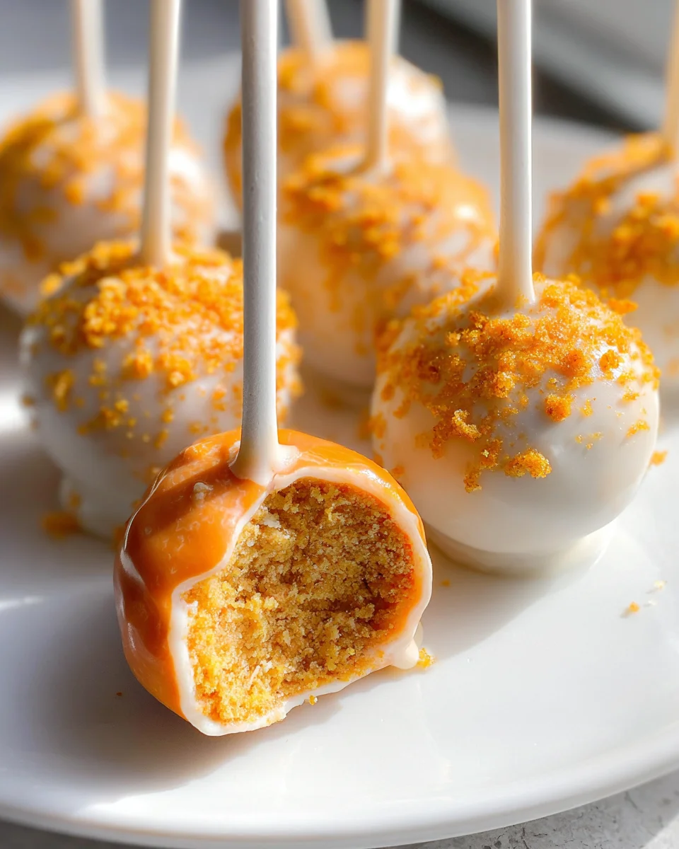 Pumpkin Cake Pops