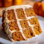 Pumpkin Cake with Cinnamon Cream Cheese Frosting