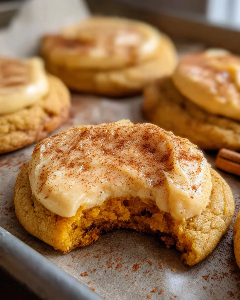 Pumpkin Cheesecake Cookies