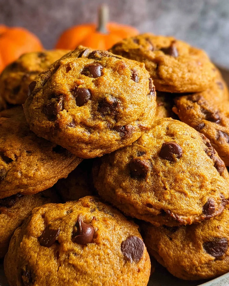 Pumpkin Chocolate Chip Cookies