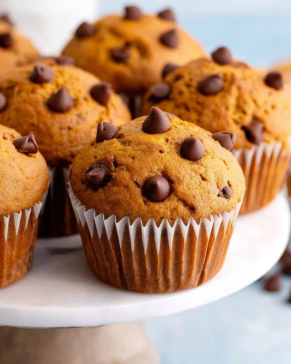 Pumpkin Chocolate Chip Muffins