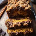 Pumpkin Chocolate Chip Streusel Bread