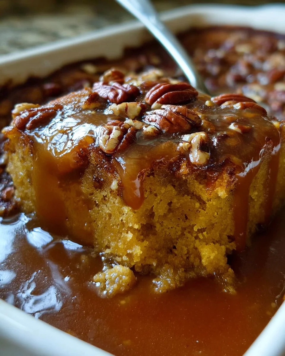 Pumpkin Pecan Cobbler