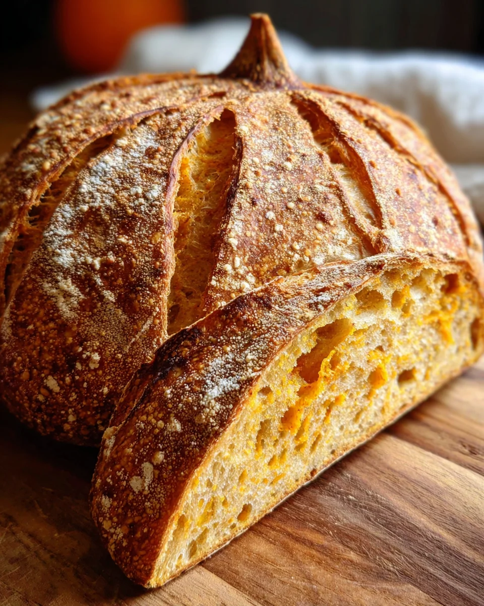 Pumpkin Sourdough Bread