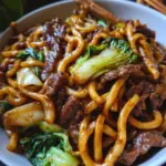 Simple Black Pepper Beef Udon
