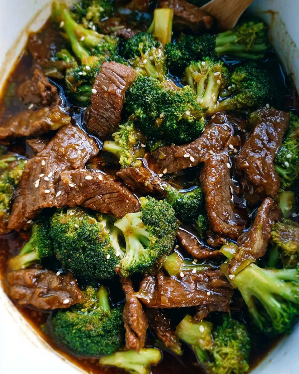 Slow Cooker Beef and Broccoli