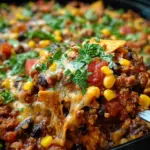 Slow Cooker Taco Casserole
