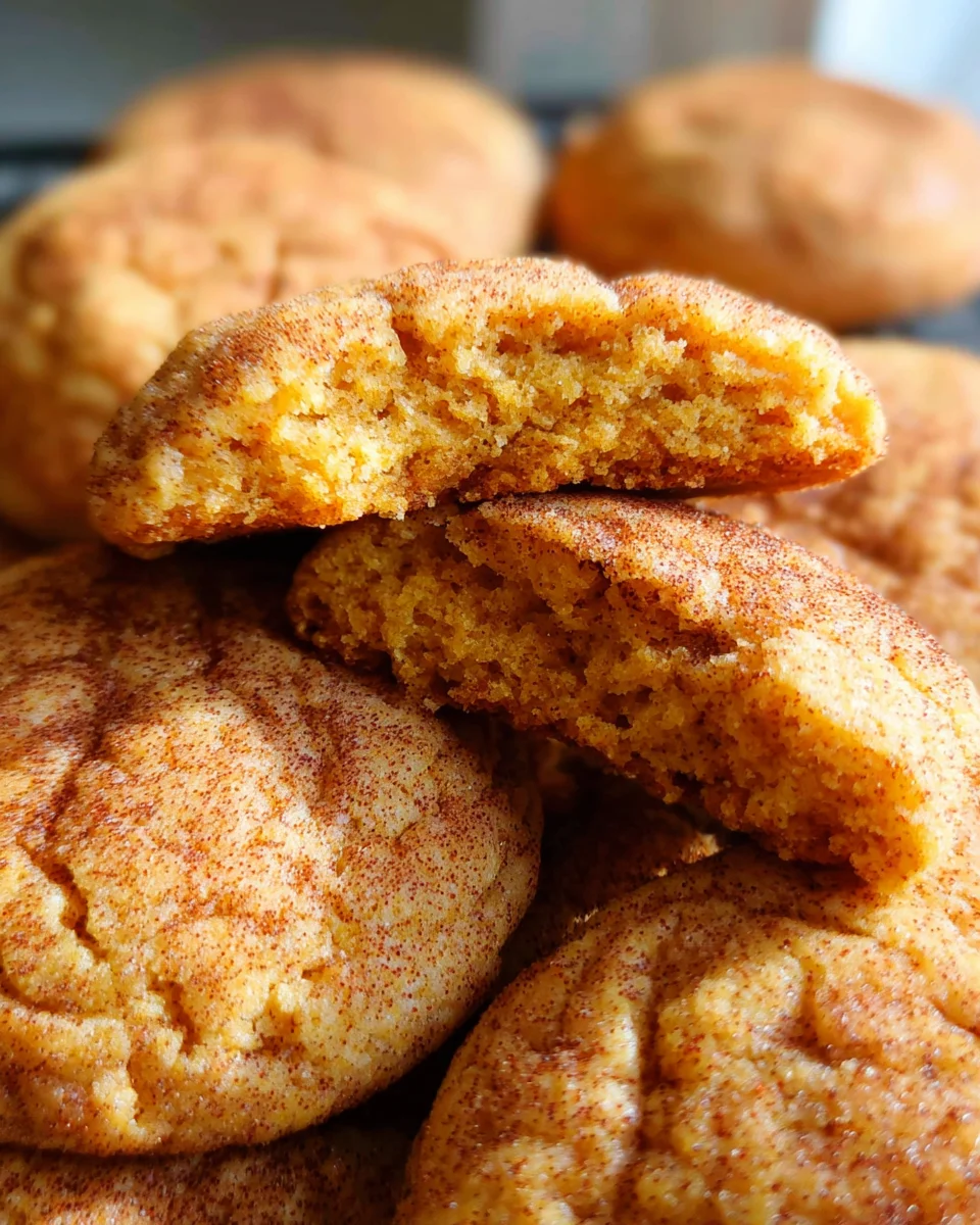 Soft Pumpkin Snickerdoodles