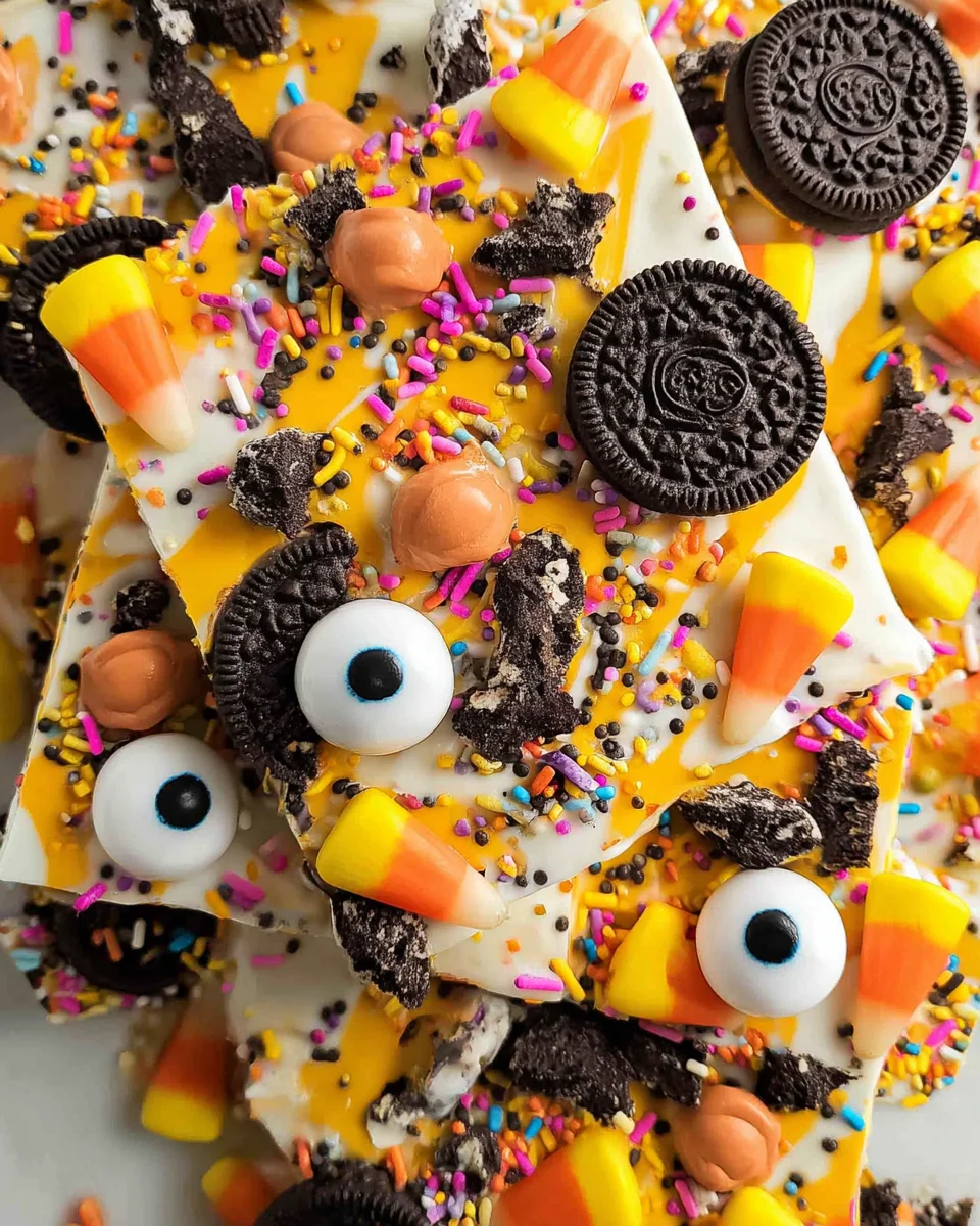 Spooky Halloween Oreo Bark