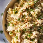 The Best Crockpot Garlic Parmesan Chicken Pasta Recipe