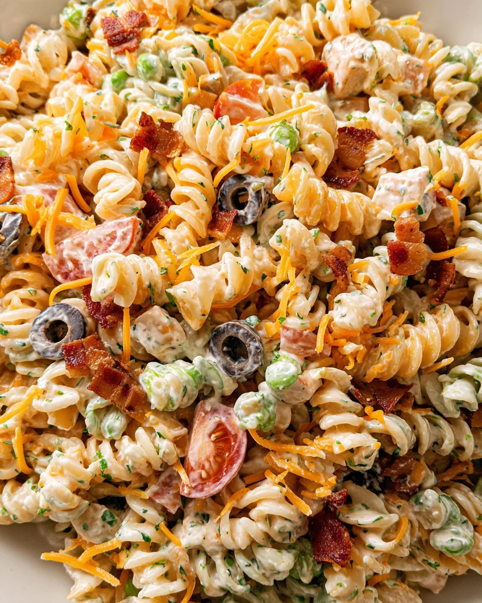 Bacon Ranch Pasta Salad 23 Bacon Ranch Pasta Salad