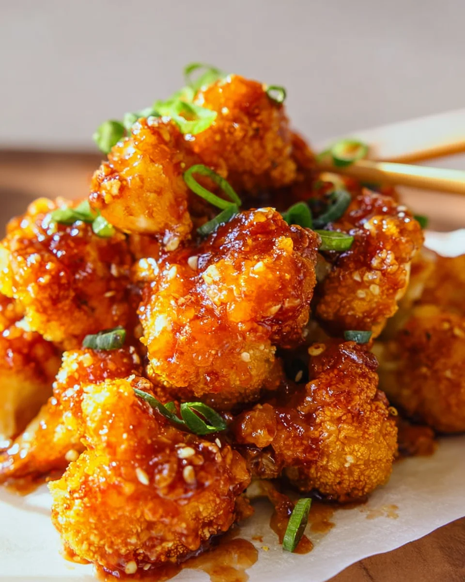 Baked Orange Cauliflower