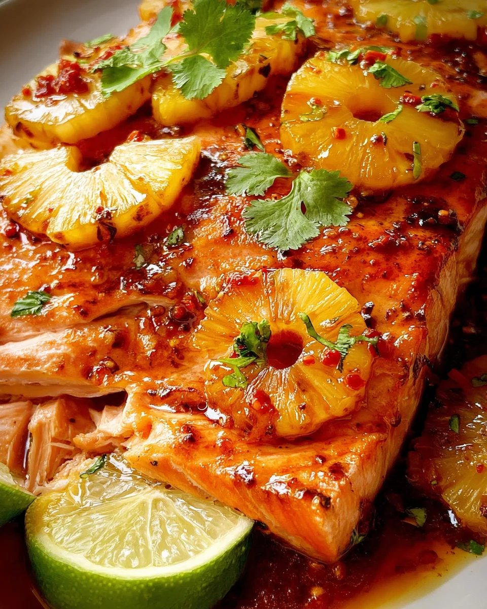 Baked Pineapple Salmon 20 Baked