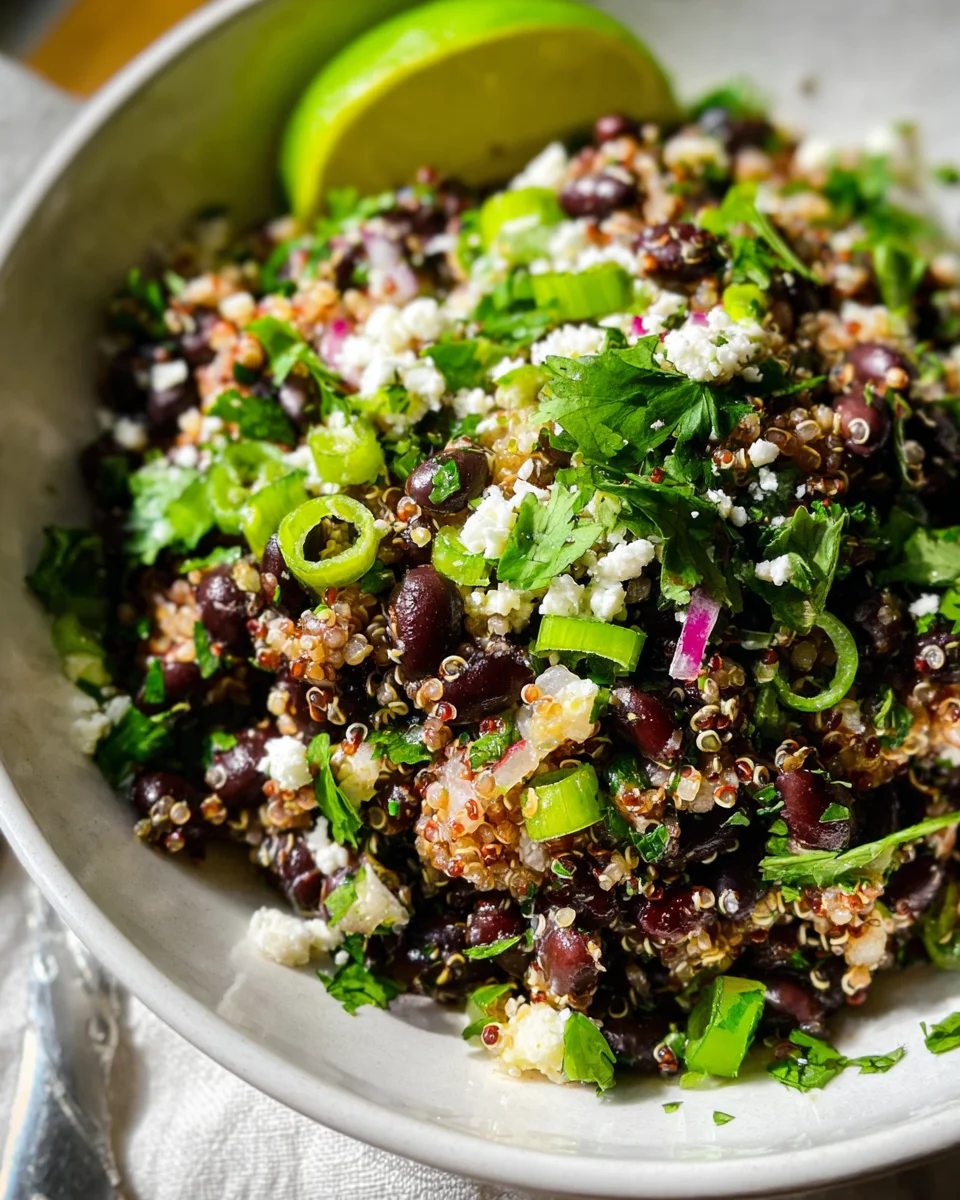 Black Bean Quinoa Salad Recipe