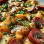 Cheesy Ranch Potatoes and Smoked Sausage 24 Cheesy Ranch Potatoes and Smoked Sausage