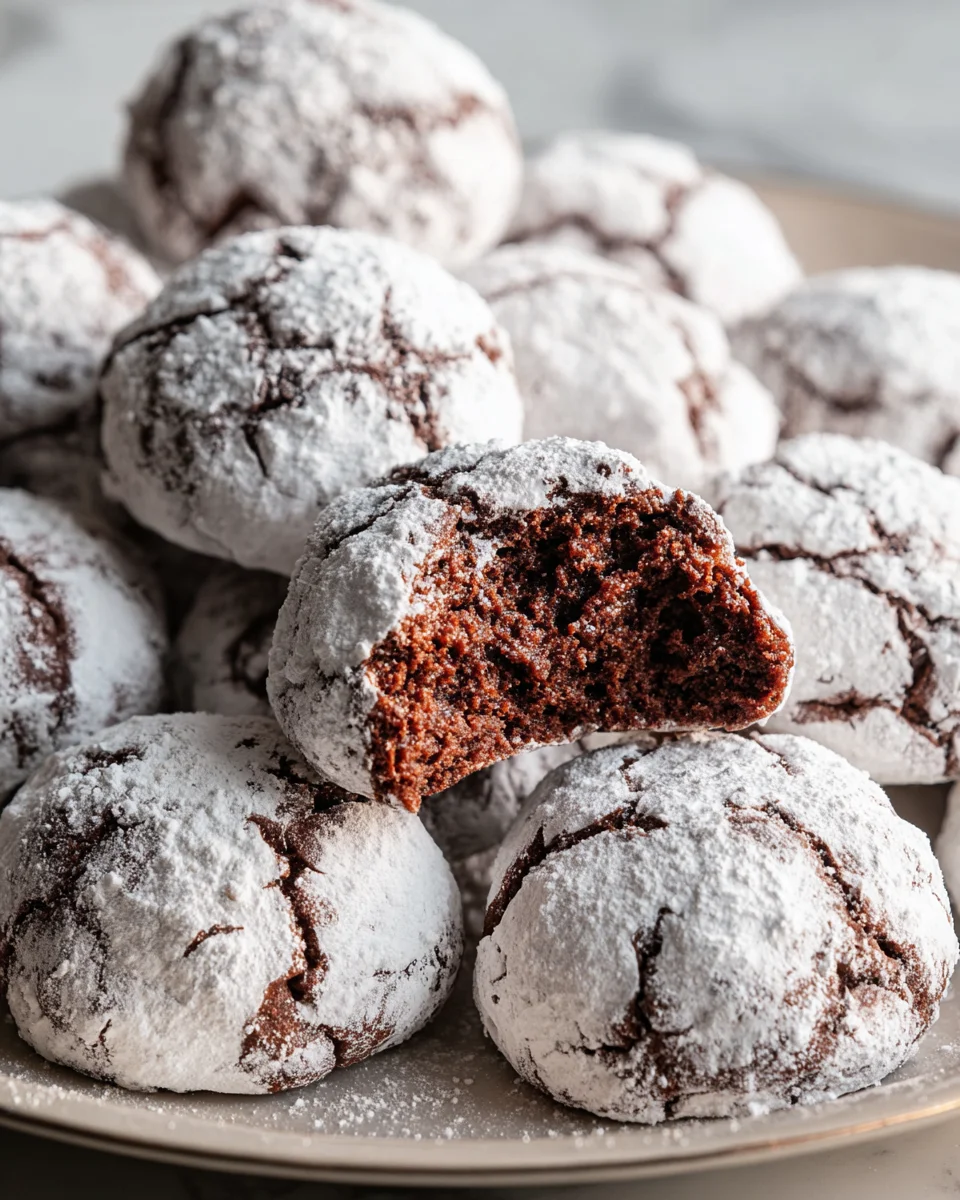 Classic Chocolate Snowball Cookies 22 Classic Chocolate Snowball Cookies