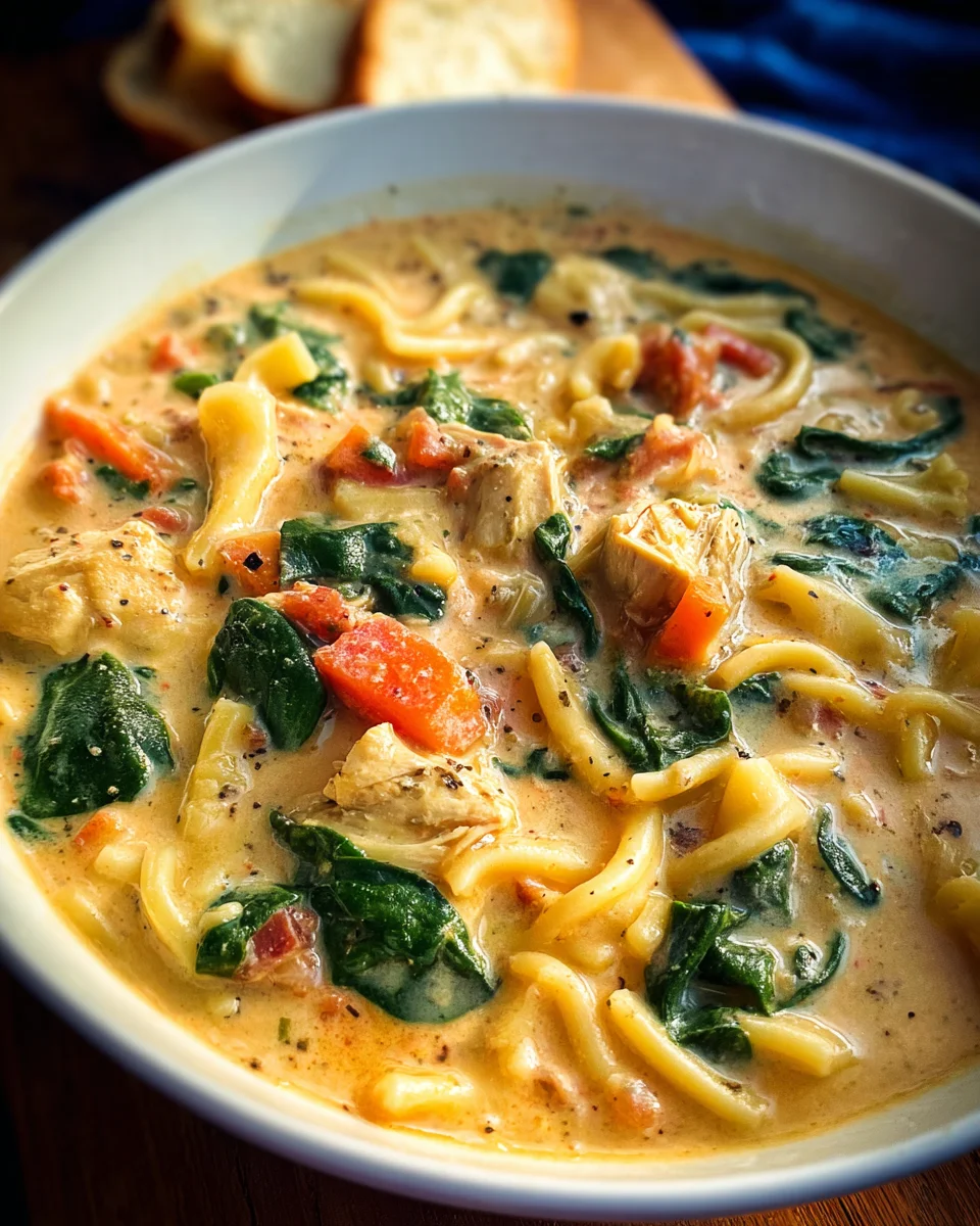 Creamy Tuscan Chicken Soup 26 Creamy