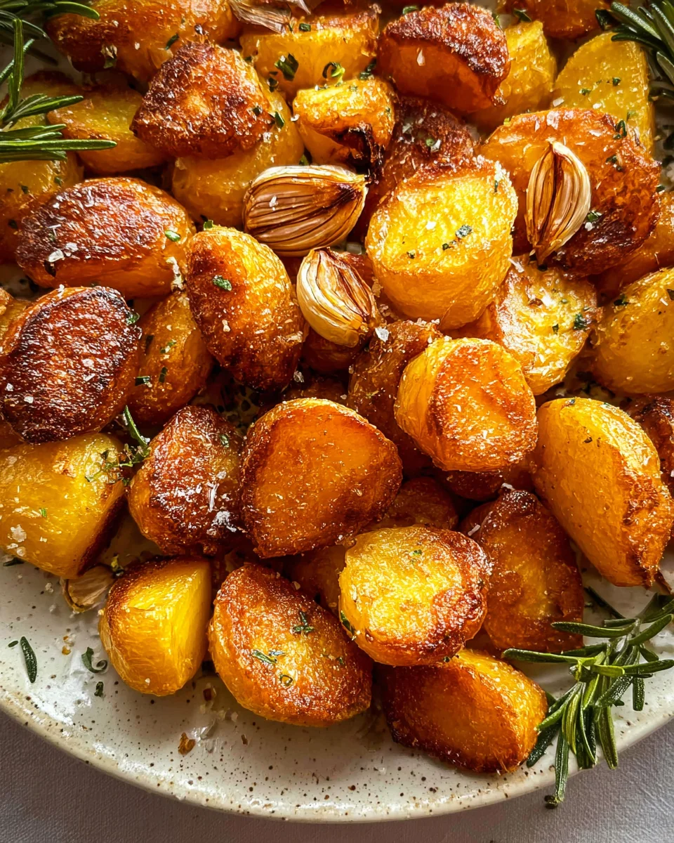 Crispy Roast Potatoes with Rosemary and Garlic - Whole30