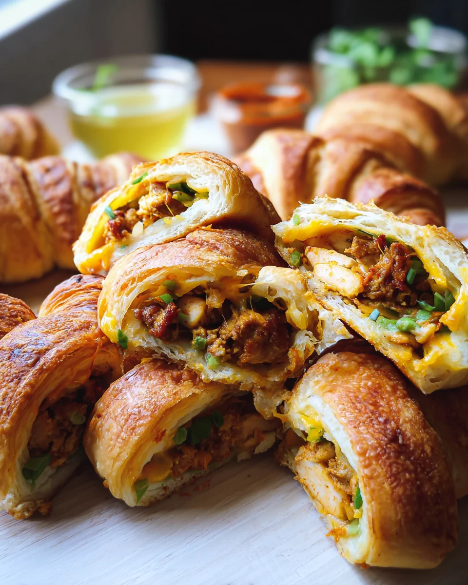 Easy Cheesy Chicken-Filled Crescents