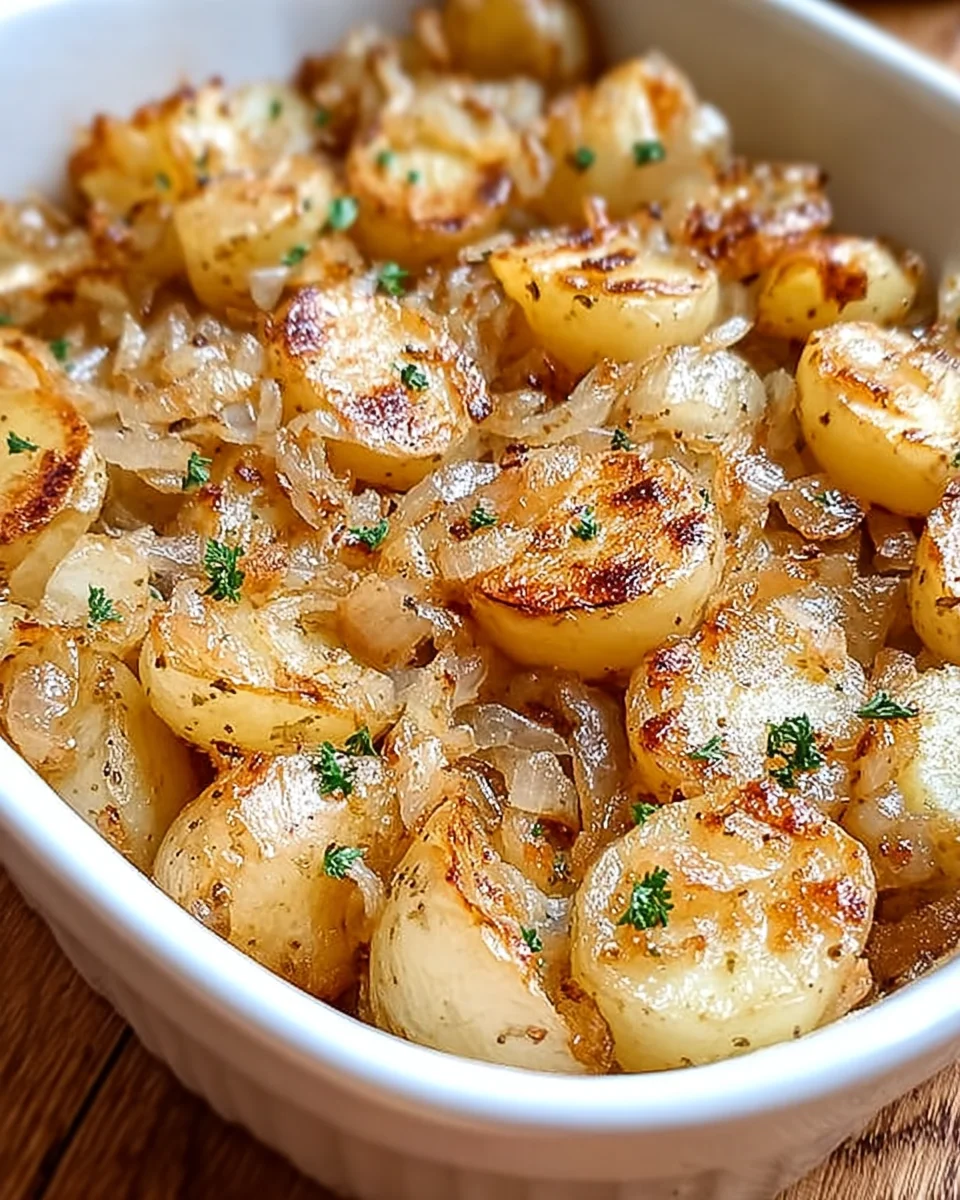 French Onion Potatoes