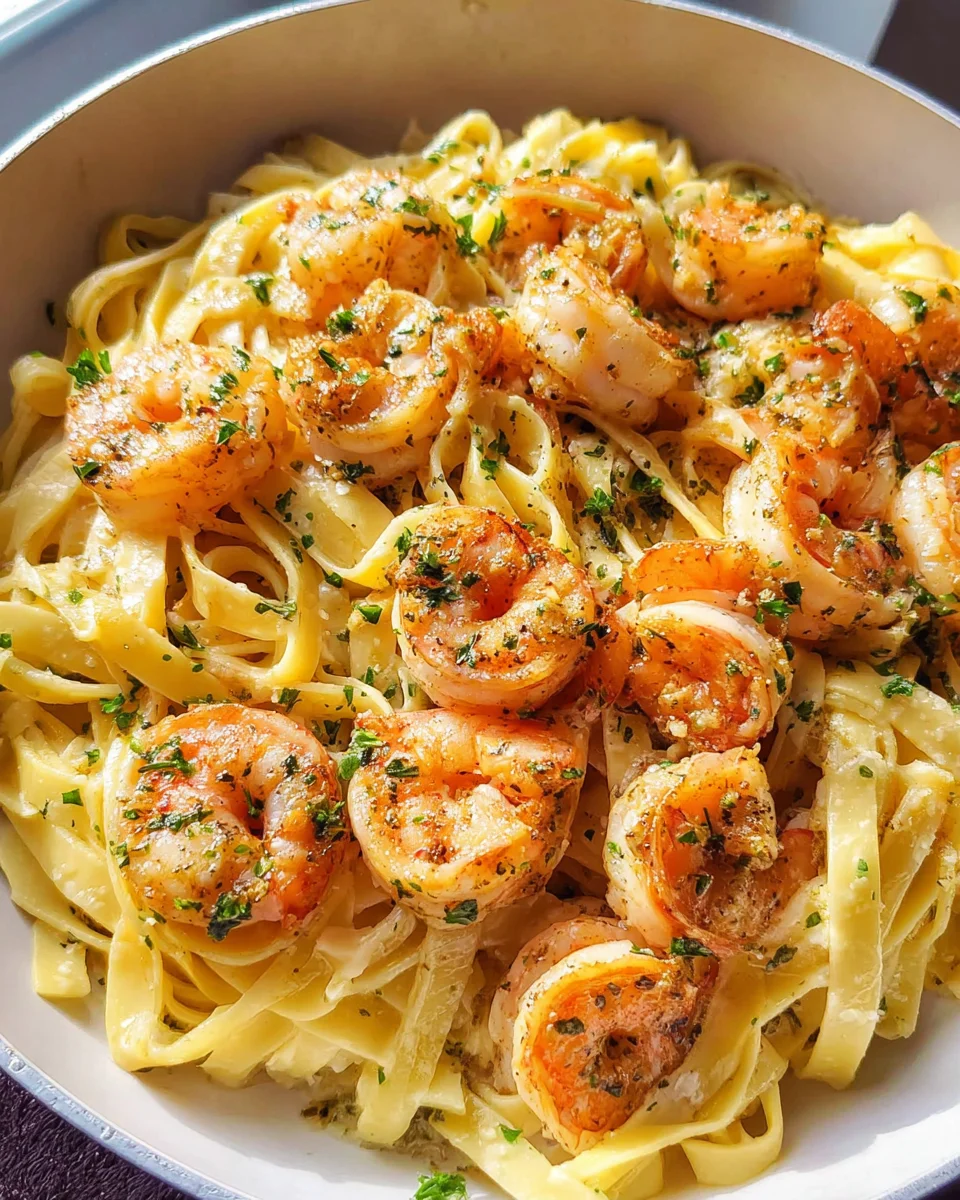 Garlic Butter Shrimp Pasta