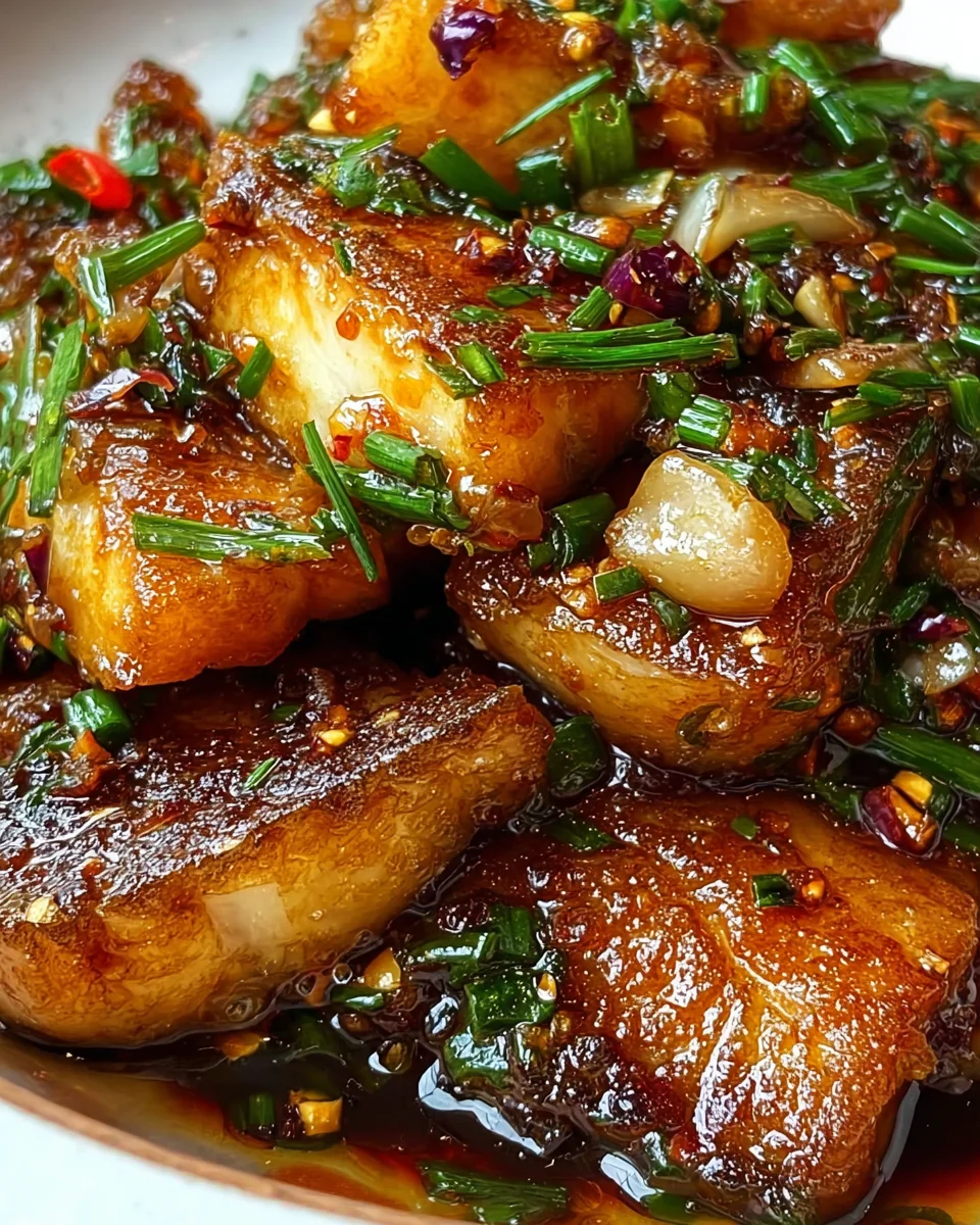 Ginger Onion Fried Sea Bass