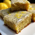 Glazed Lemon Poppy Seed Bars