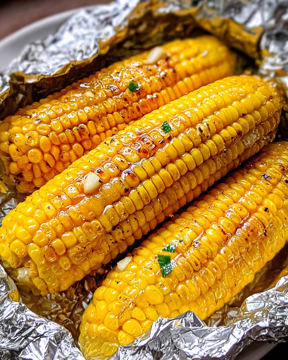 Grilled Corn on the Cob in Foil