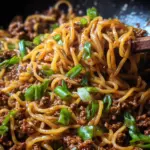 Ground Beef Mongolian Noodles 22 Ground Beef Mongolian Noodles