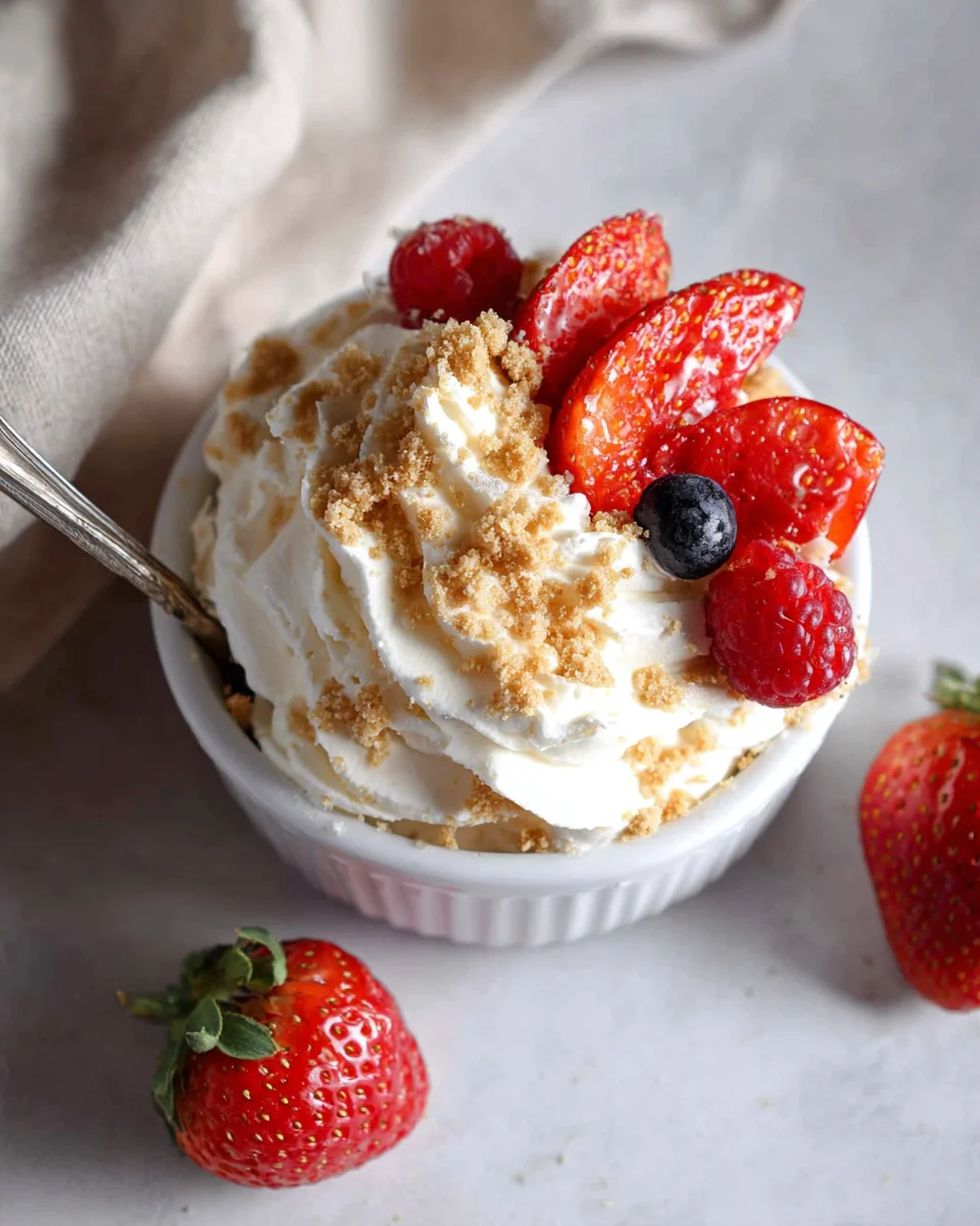 High Protein Cheesecake Fluff 15 High