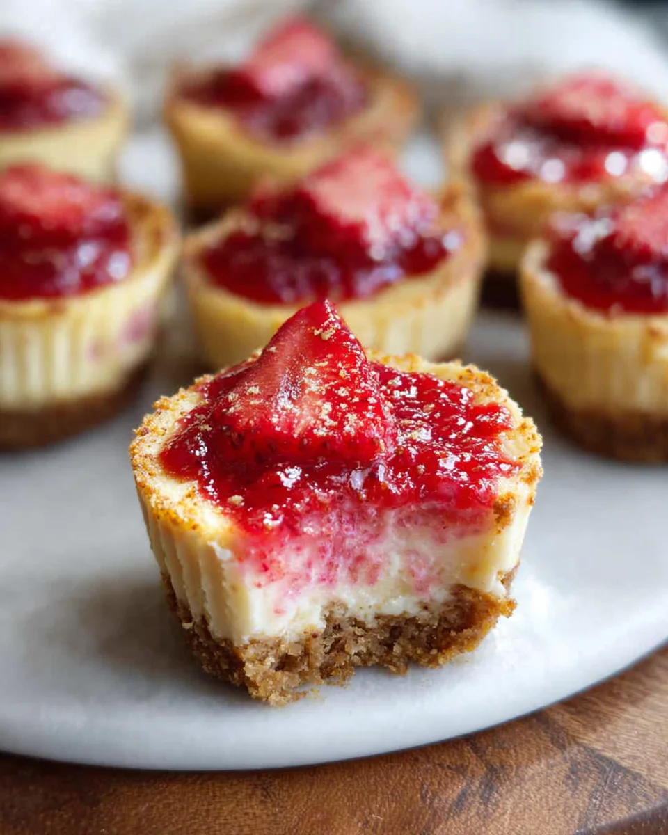 High Protein Healthy Strawberry Cheesecake Bites 24 High Protein Healthy Strawberry Cheesecake Bites