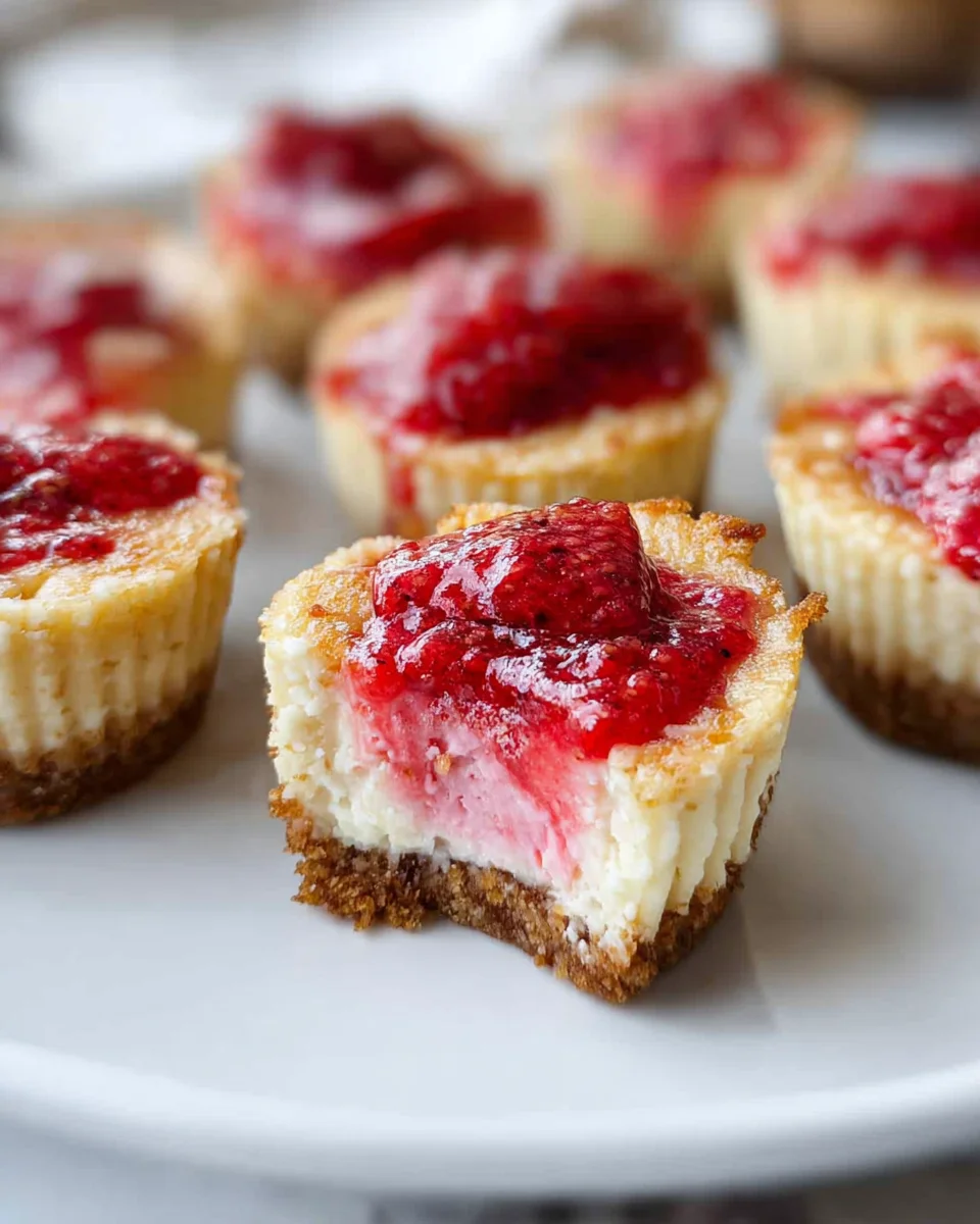 High Protein Healthy Strawberry Cheesecake Bites 21 High