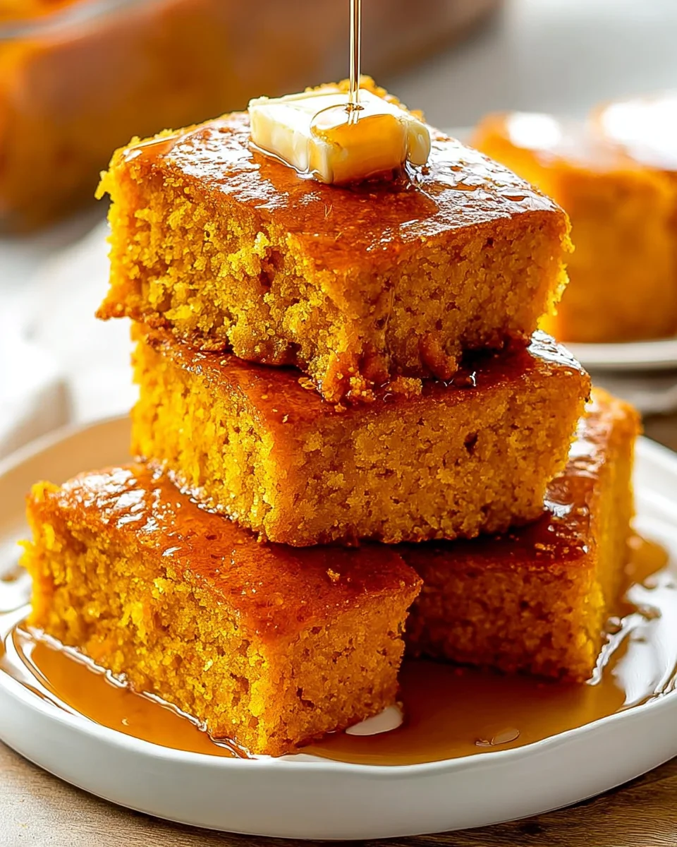Honey Butter Sweet Potato Cornbread 23 Honey