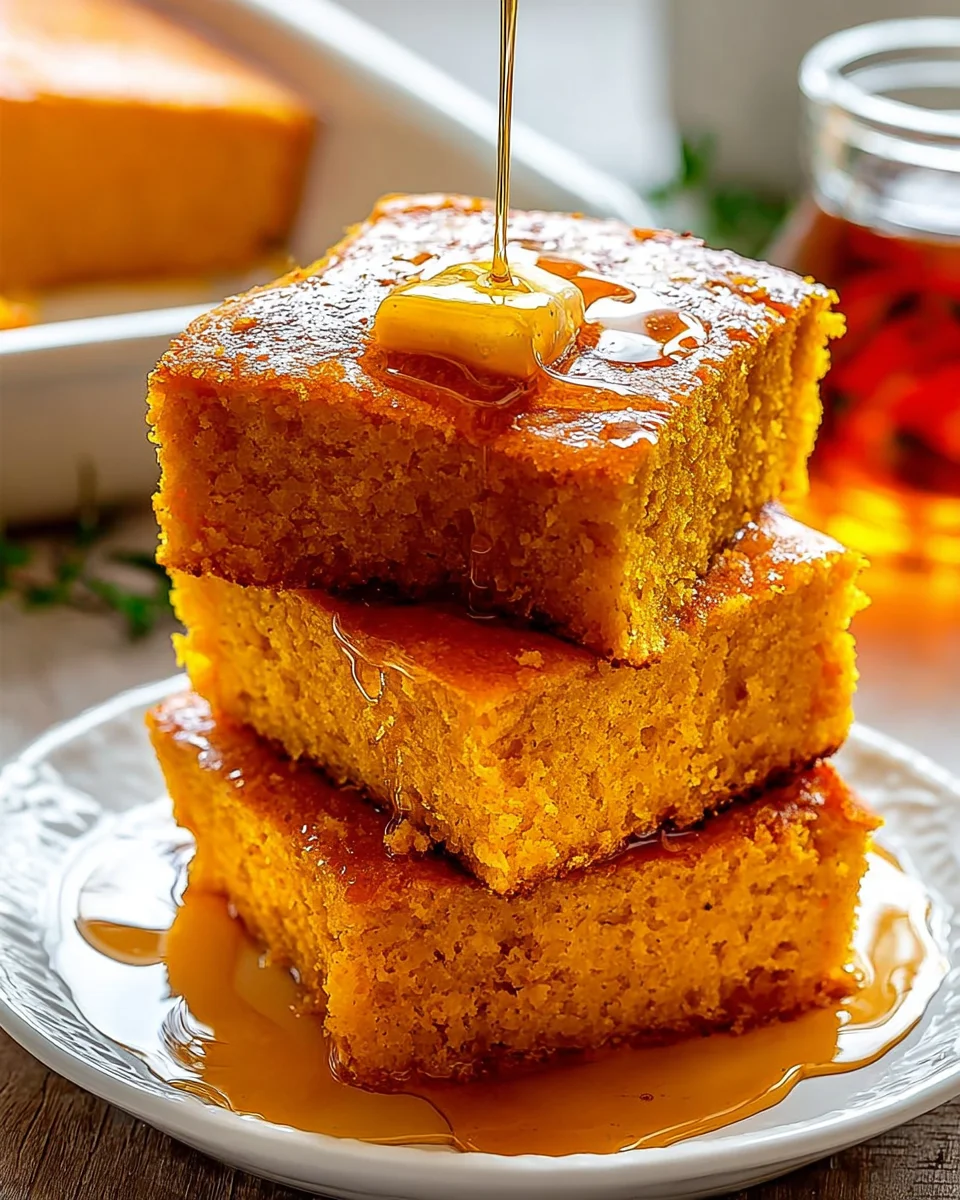 Honey Butter Sweet Potato Cornbread 24 Honey