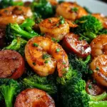 Honey Garlic Shrimp, Sausage, and Broccoli 20 Honey Garlic Shrimp, Sausage, and Broccoli