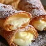 Italian Cream Stuffed Cannoncini